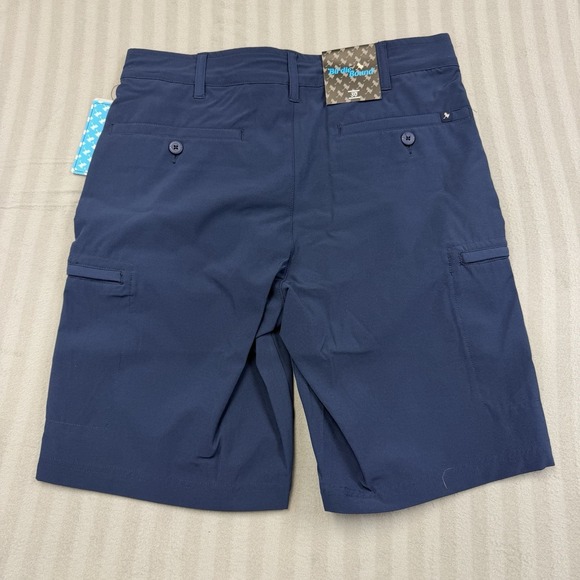 Birdie Bound Men's Size 30 Flex Waist Blue Golf Shorts - Picture 3 of 4